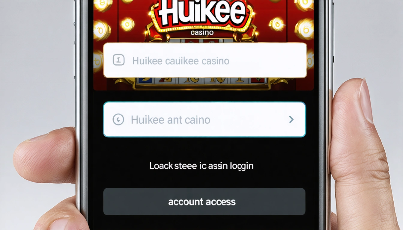 Huikee casino login steps and account access info